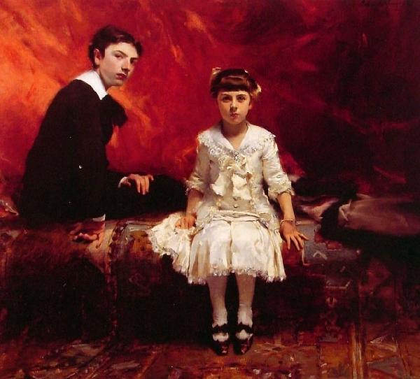 John Singer Sargent Portrait of Edouard and Marie Loise Pailleron France oil painting art